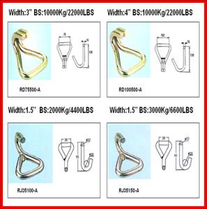 Double J Hook for Ratchet Strap